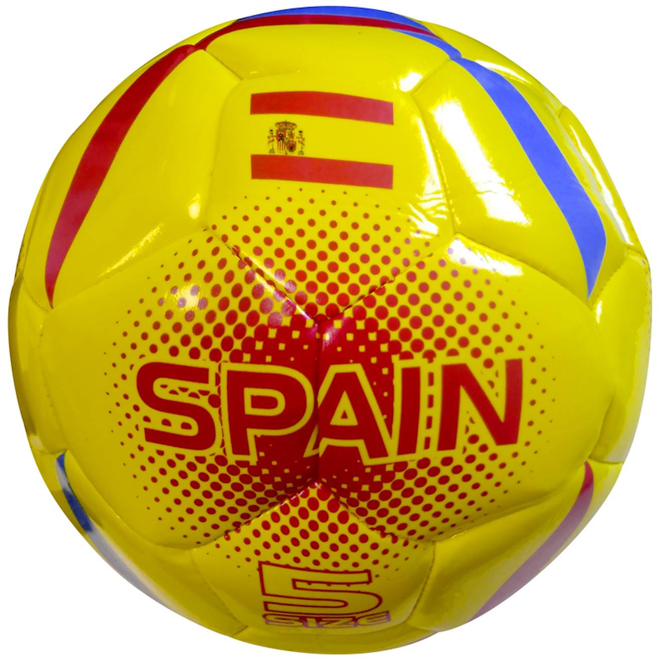 Ballon De Football T5 Espagne Jaune