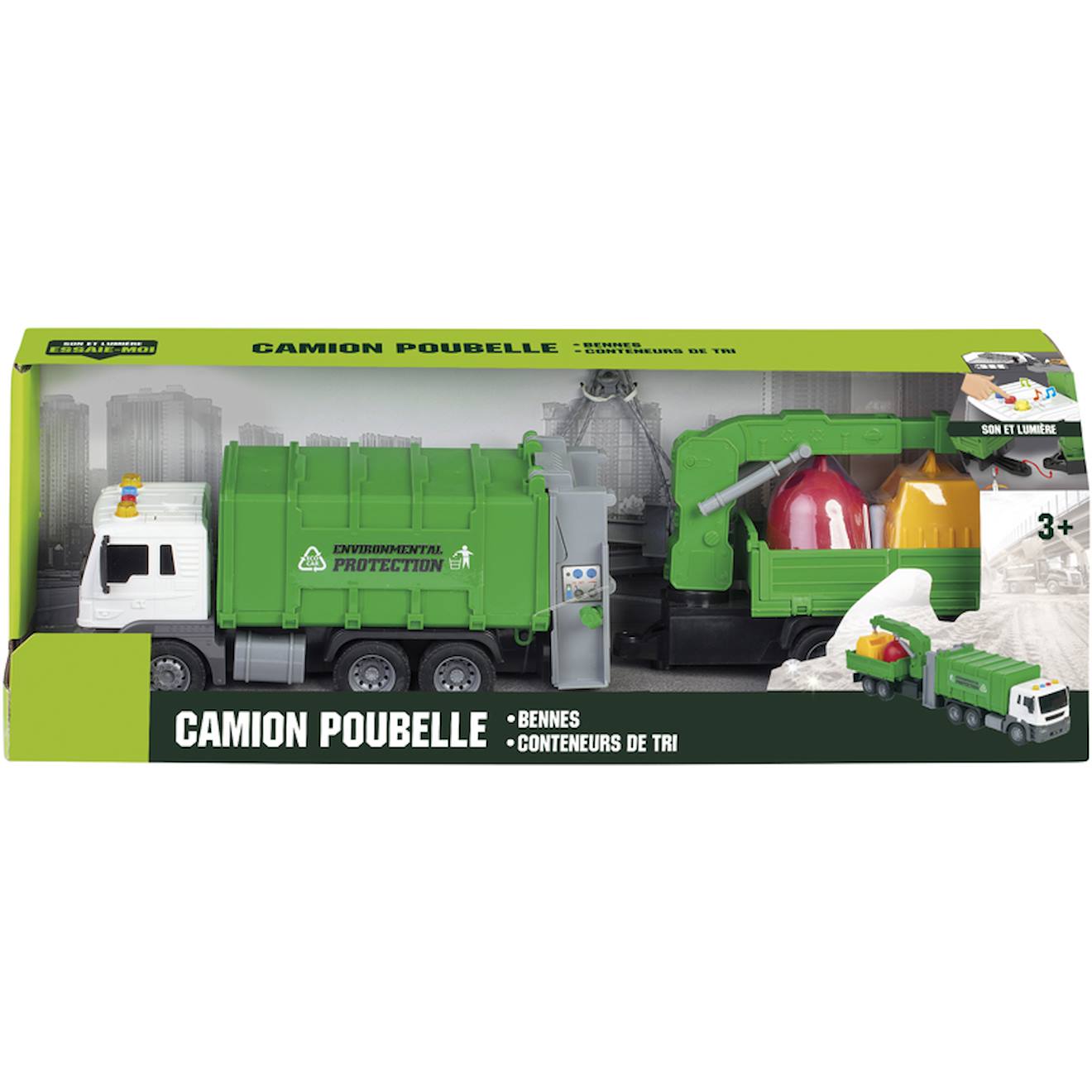 Camion Poubelle Vert