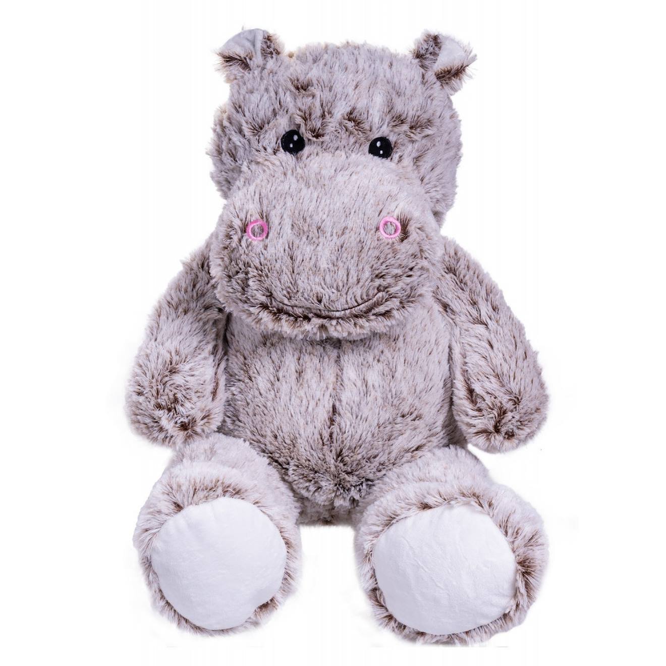Peluche Géante Hippo Léo - Made In France Gris