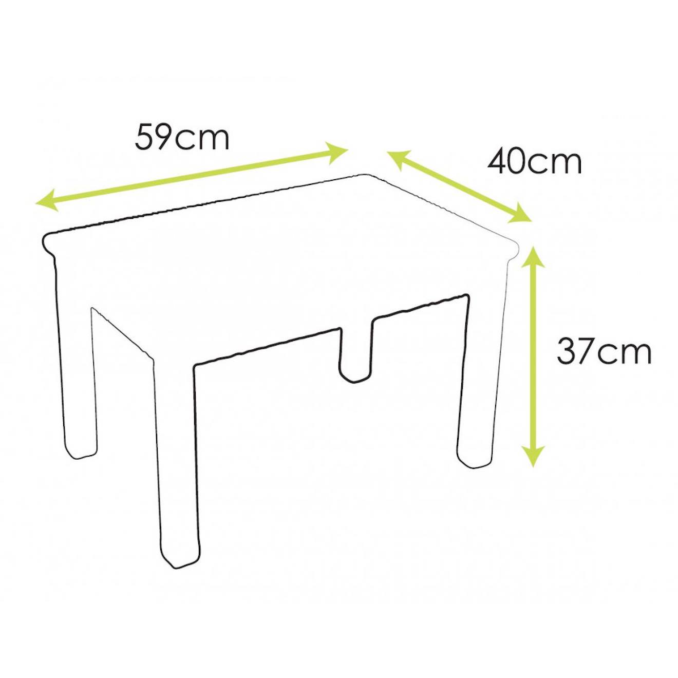 Ma Première Table Enfant Montessori 1-4 Ans Vert Sauge (Pioupiou Et Merveilles) - Image 1