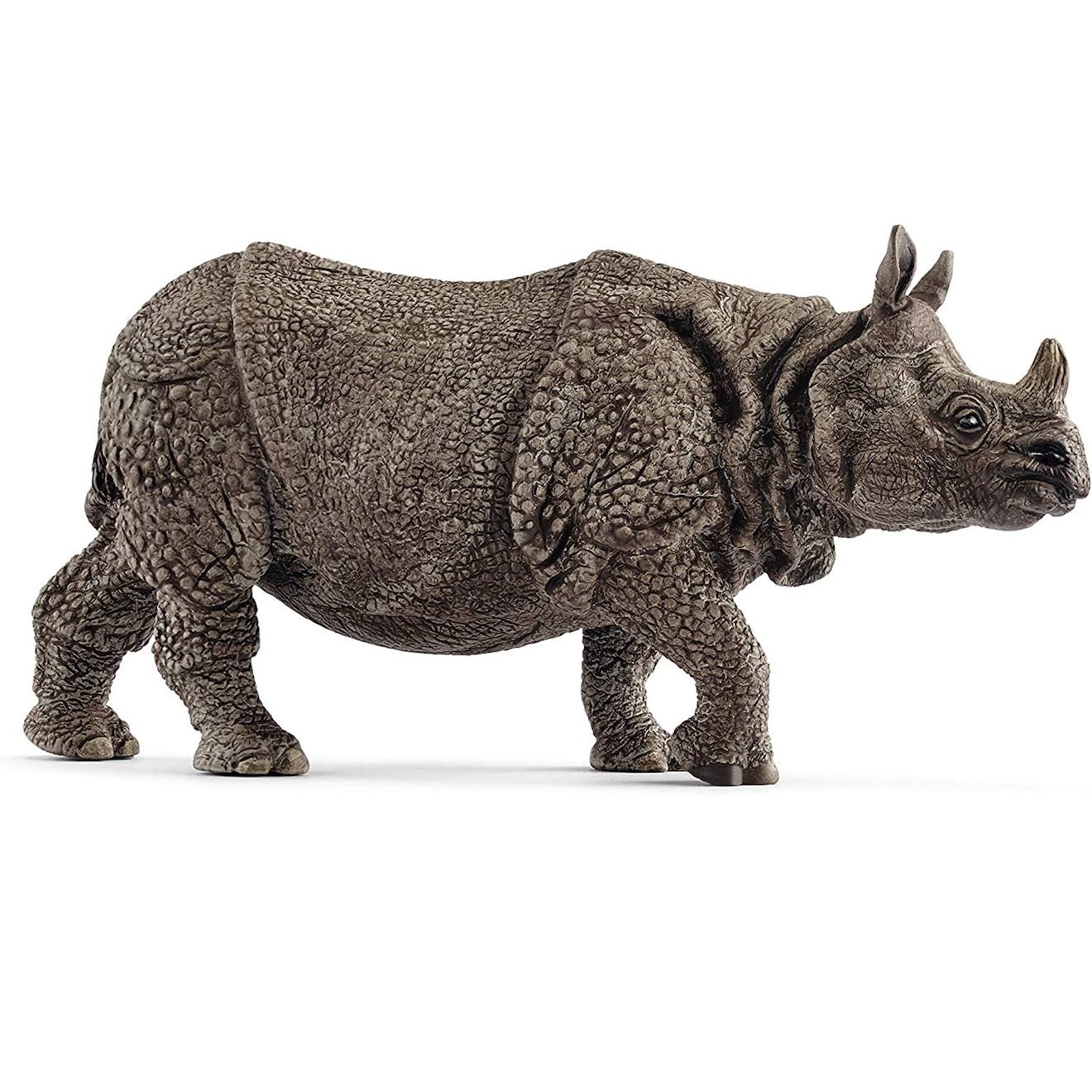 Figurine Rhinocéros Indien Marron
