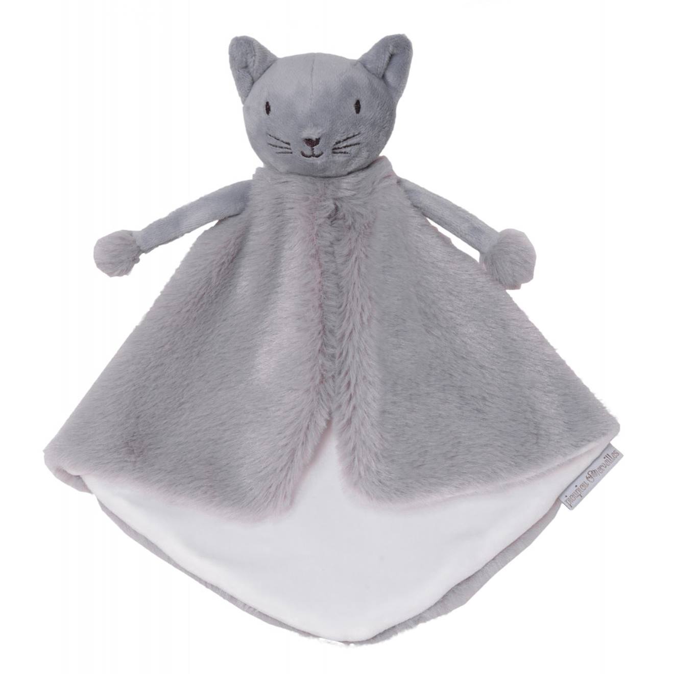 Doudou Cape Marionnette Oscar Le Chat Gris