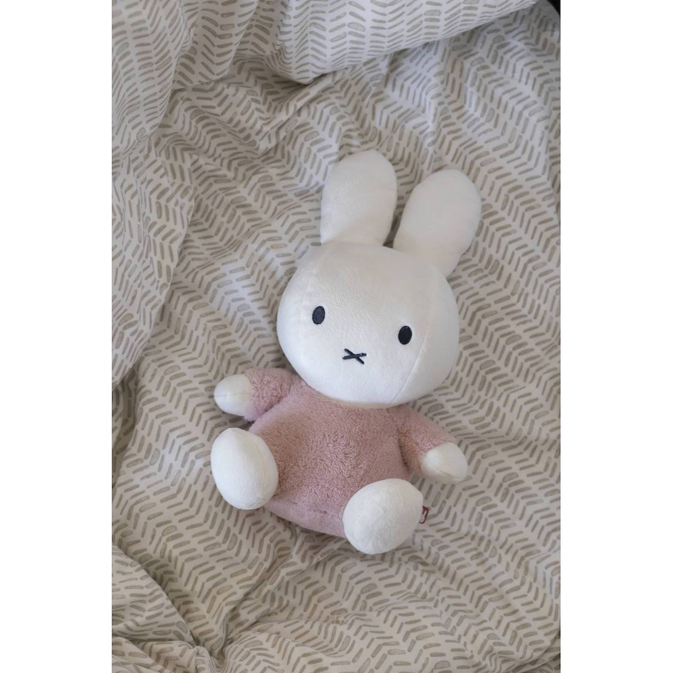 Peluche Miffy - Fluffy - 35 Cm Rose Et Blanc (Miffy) - Image 1