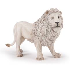 Jouet-Jeux d'imagination-Figurines, mini mondes, héros et animaux-Figurine grand lion blanc