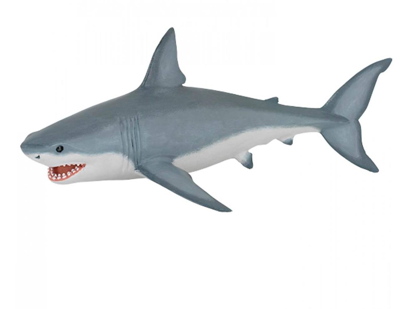 Figurine Requin Blanc Gris