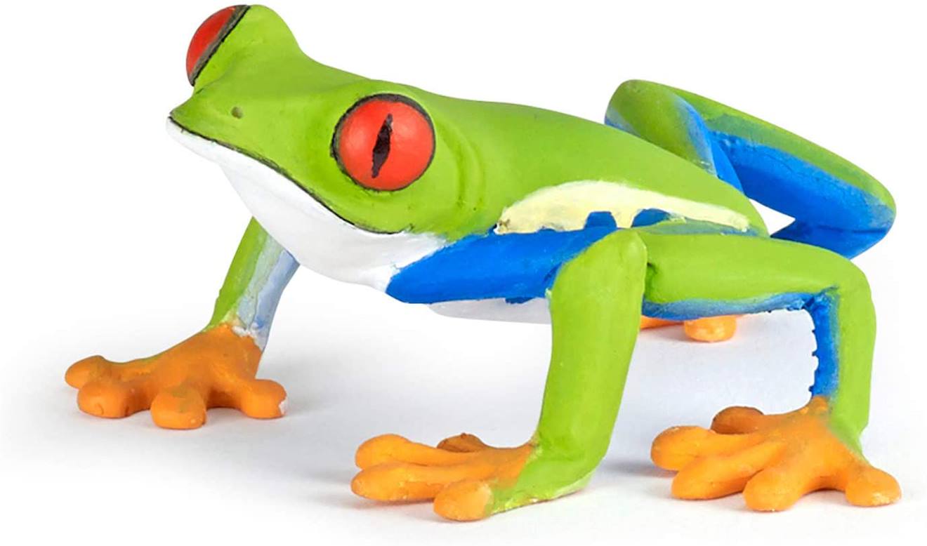 Figurine Rainette Aux Yeux Rouges Vert