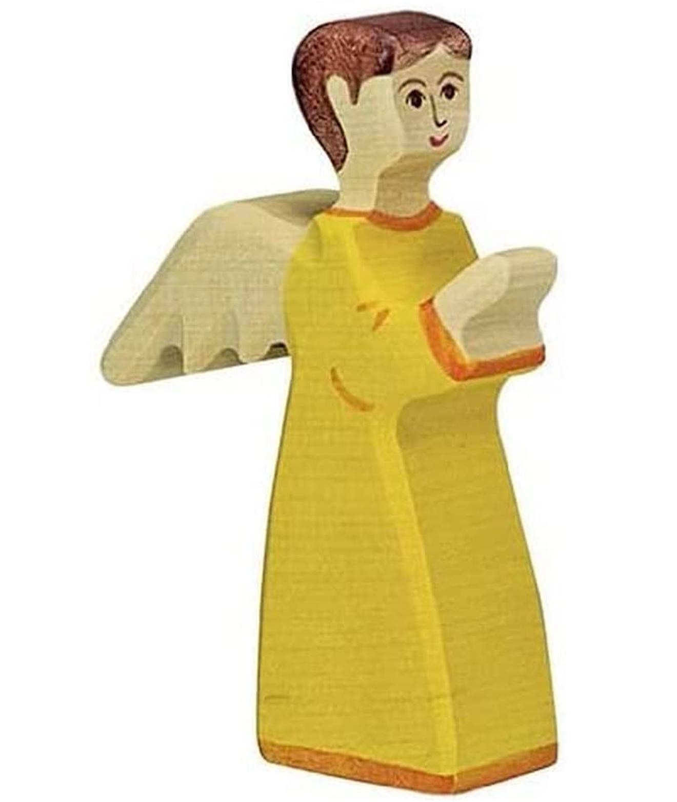 Figurine Crèche De Noël - Ange 2 Jaune