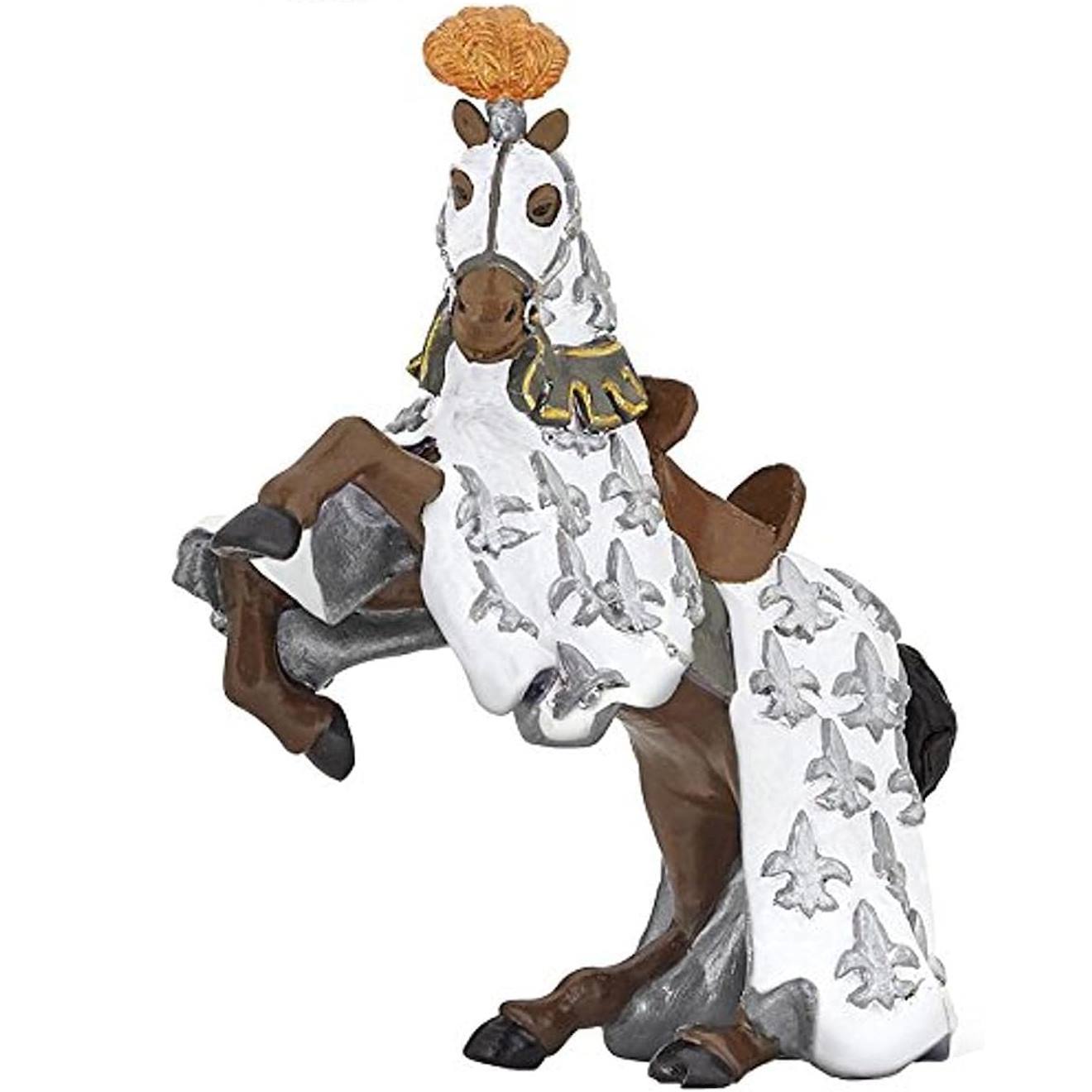 Figurine Cheval Du Prince Philippe Blanc Blanc