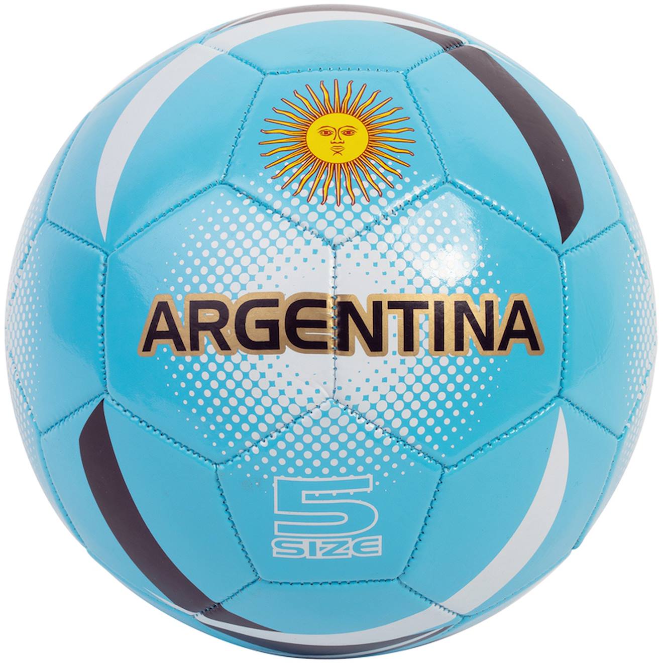 Ballon De Football T5 Argentine Blanc