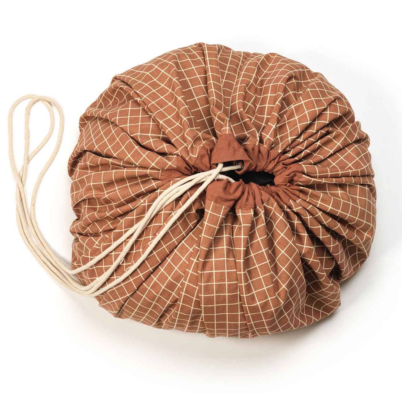 Tapis Et Sac De Rangement Grid Brown Marron