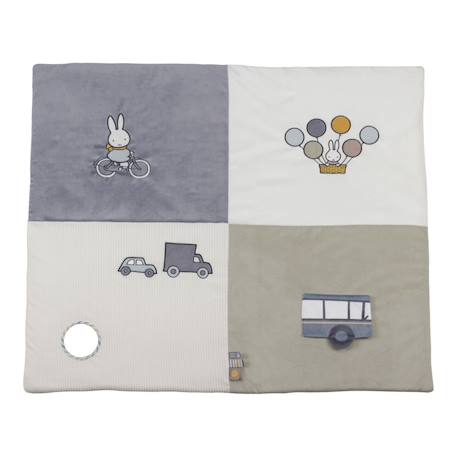 Miffy - Tapis De Jeux Pour Parc - Fluffy Bleu Et Vert