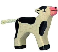Jouet-Jeux d'imagination-Figurine veau noir