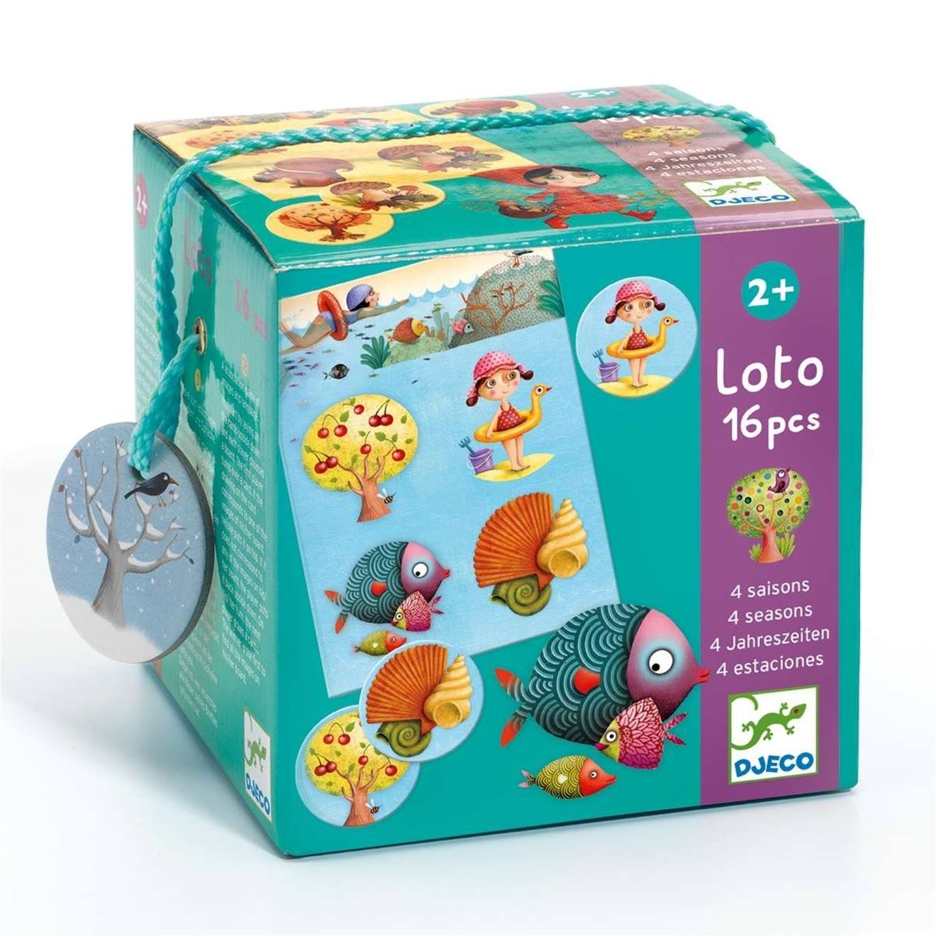 Loto Des 4 Saisons 16 Pièces Multicolore