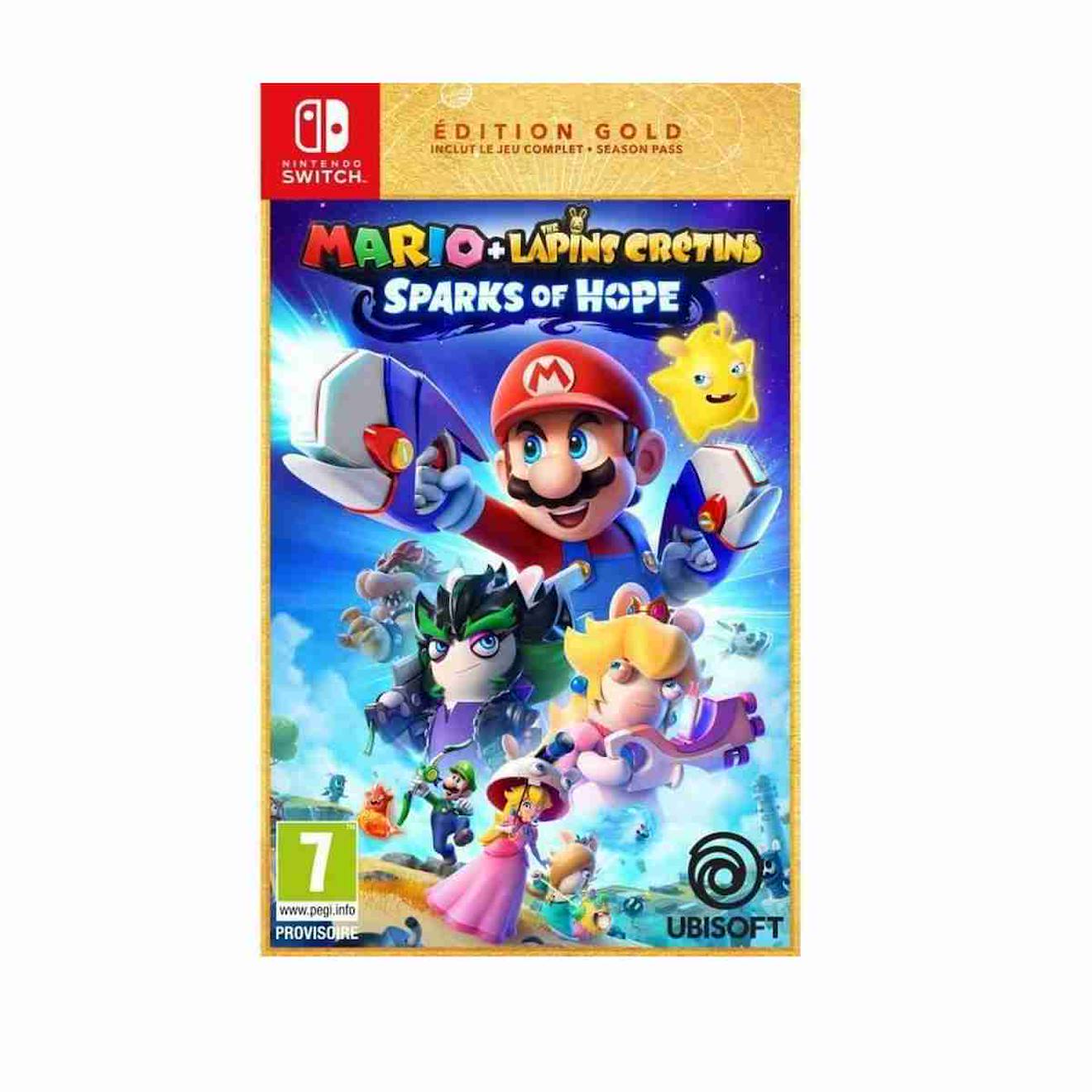 Mario Et Lapins Cretins Sparks Of Hope Edition Gold Switch Multicolore