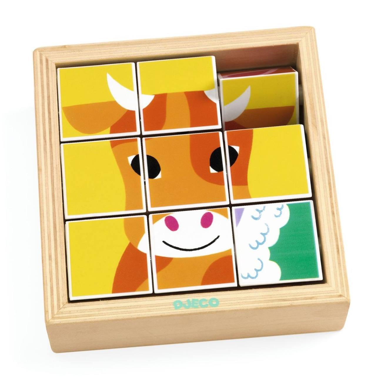 Puzzle En Bois Animoroll Multicolore