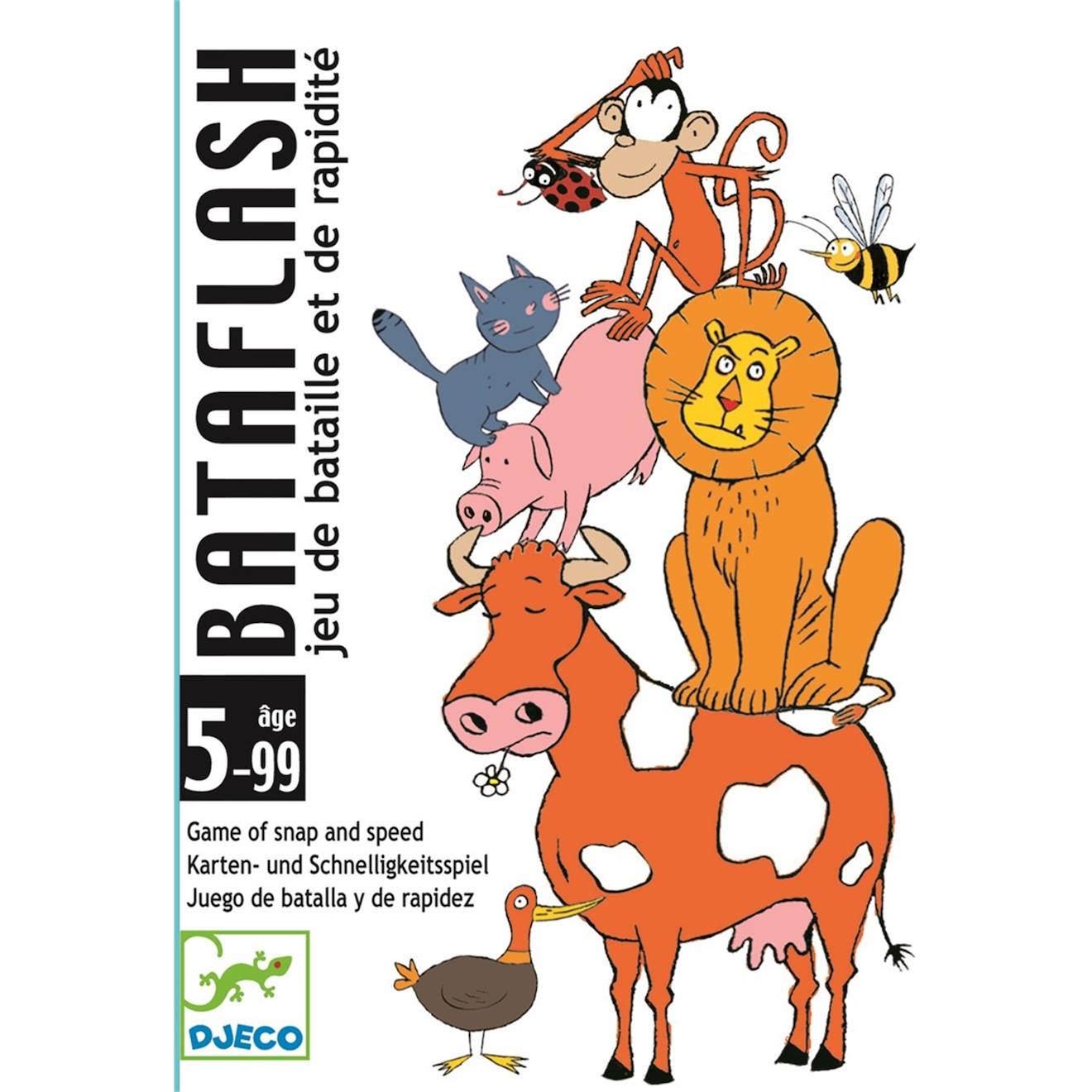 Bataflash Jeu De Bataille Et De Rapidité Multicolore