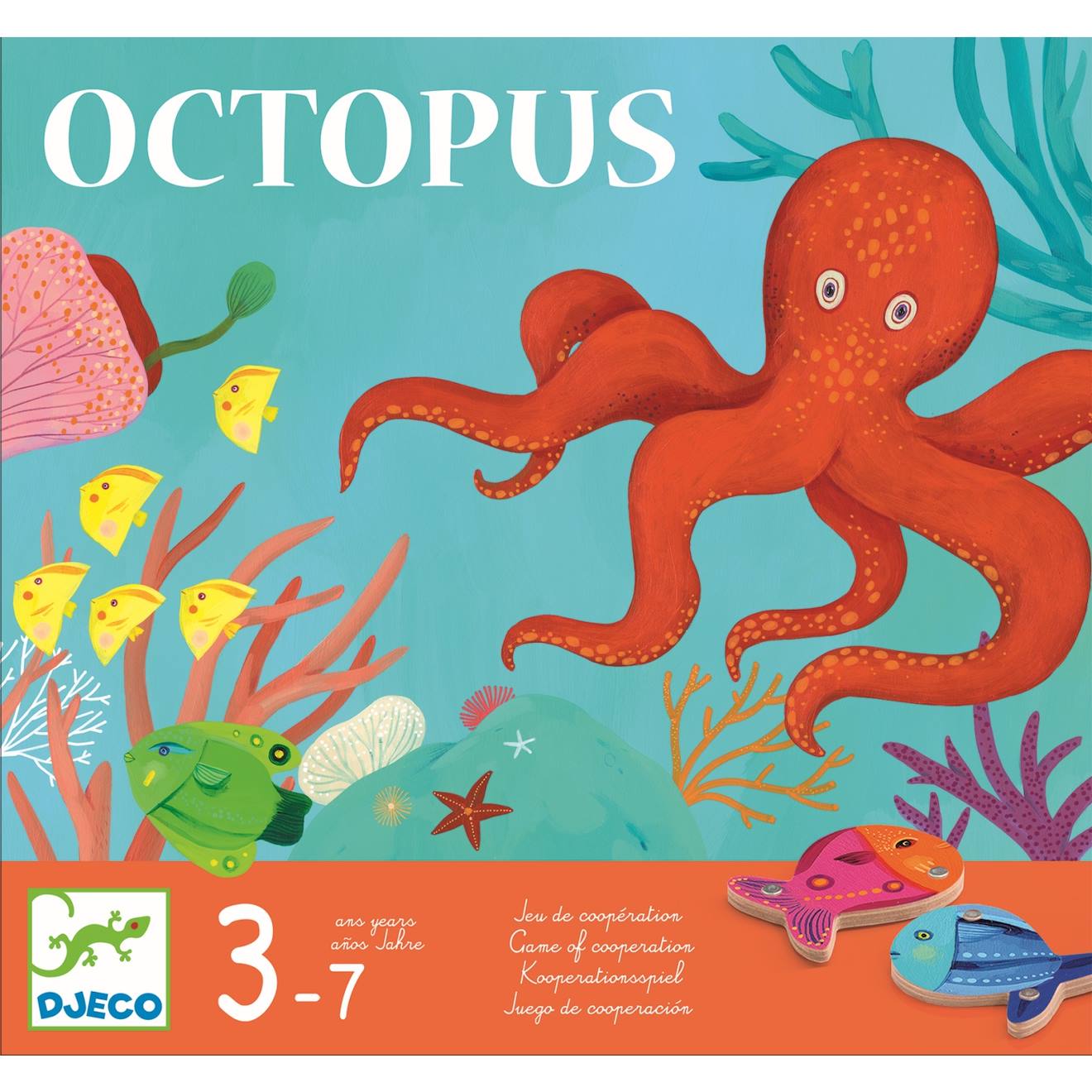 Jeu De Pêche Octopus Multicolore