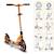 Six degrees trottinette aluminium 205 mm Orange 1 - vertbaudet enfant 