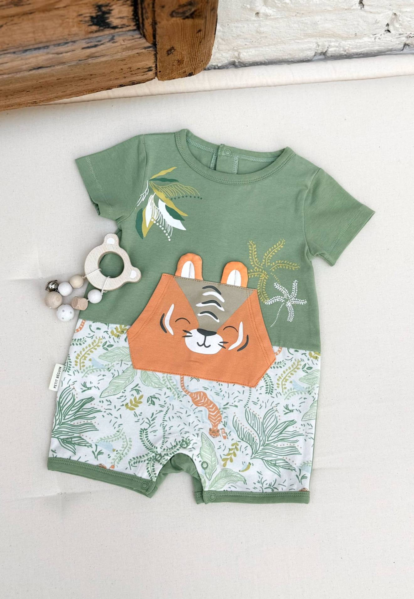 Barboteuse Bébé Kanha Vert