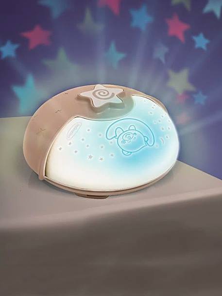 Infantino - Veilleuse projecteur 3 en 1 évolutive Projecto lampe taupe/blanc