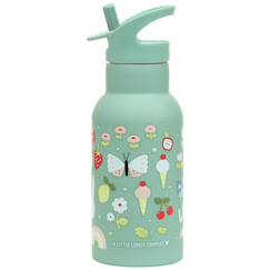 Puériculture-Repas-Vaisselle, coffret repas-Gourde et thermos-Gourde isotherme joie (350 ml)