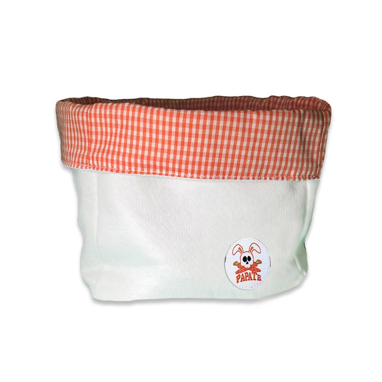 Panier En Coton Bio Blanc