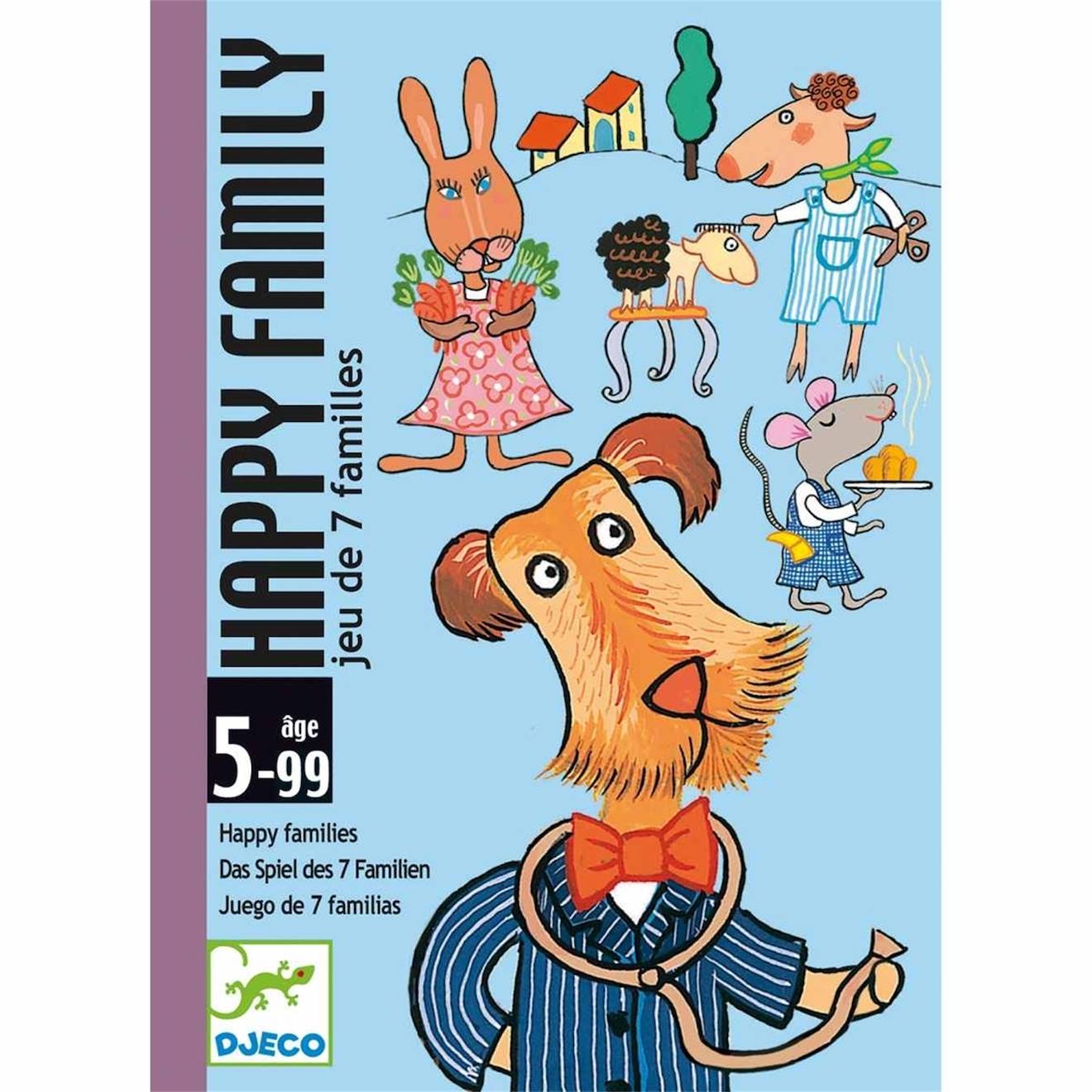 Jeu De 7 Familles Happy Family Multicolore