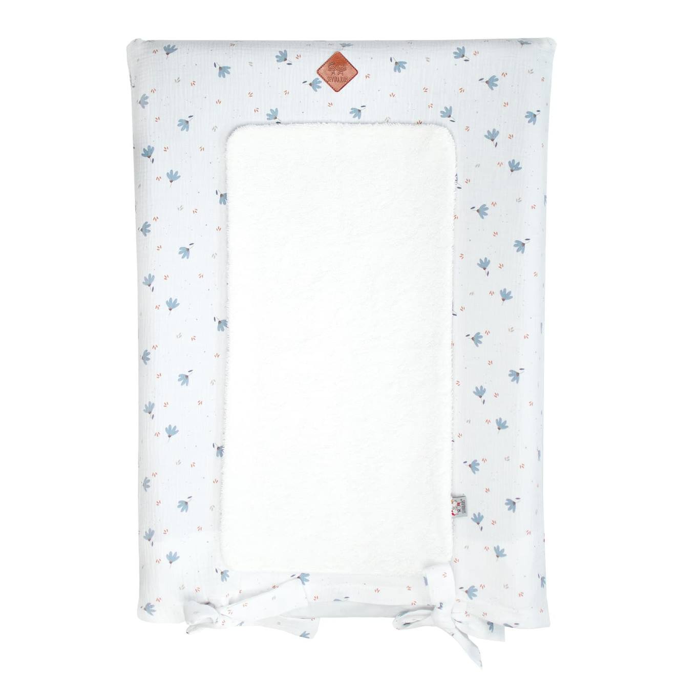 Housse De Matelas À Langer Bleuet Imprimé Floral