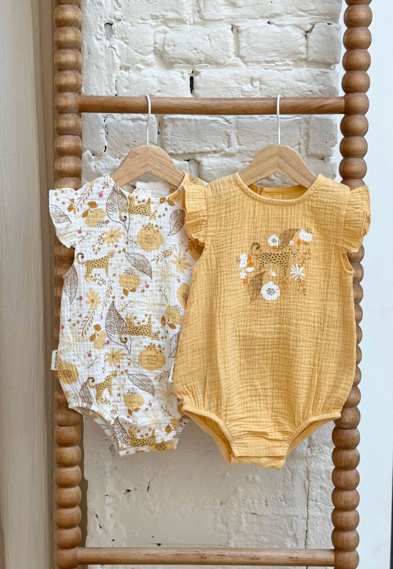 Lot De 2 Bodies Bébé Bloomer Ciao Milano Jaune