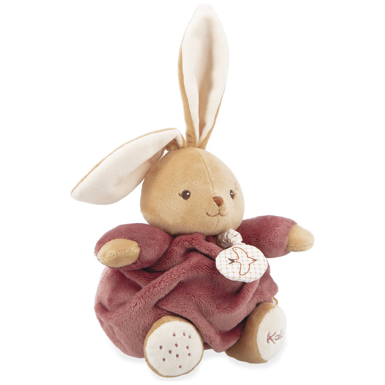 Peluche Musicale Patapouf Rouge, Beige, Blanc