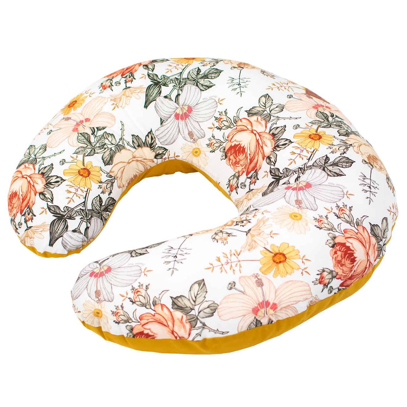 Coussin D'allaitement Ergonomique + Housse Néo Vintage Néo Vintage Imprimé Floral, Be