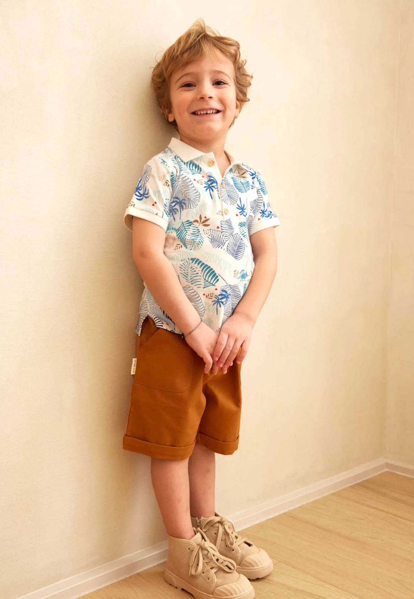 Polo Enfant Santorini Ecru