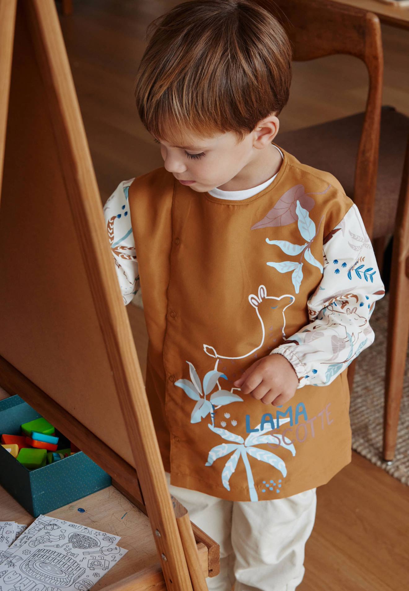 Tablier Enfant Lamascotte Camel