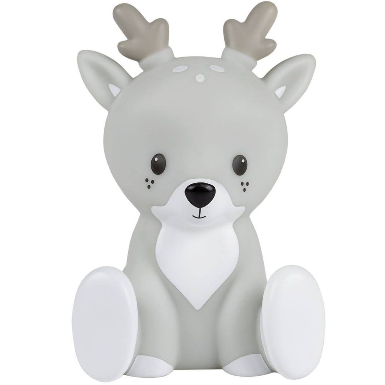 Veilleuse Moby Rechargeable Bleue (12 Cm) Gris, Blanc, Noir
