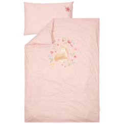 Housse de couette+oreiller lit bébé blossom (100 x 140 cm)  - vertbaudet enfant