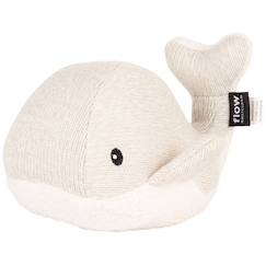 Jouet-Premier âge-Peluches-Peluche bruit blanc rechargeable baleine moby gris