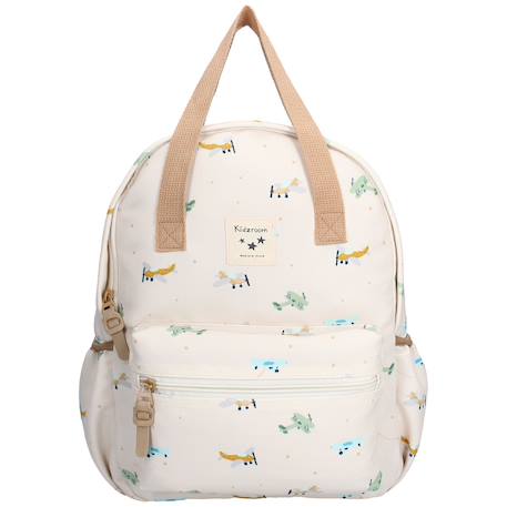 Sac à dos enfant à anses avions écru (36 cm)  - vertbaudet enfant