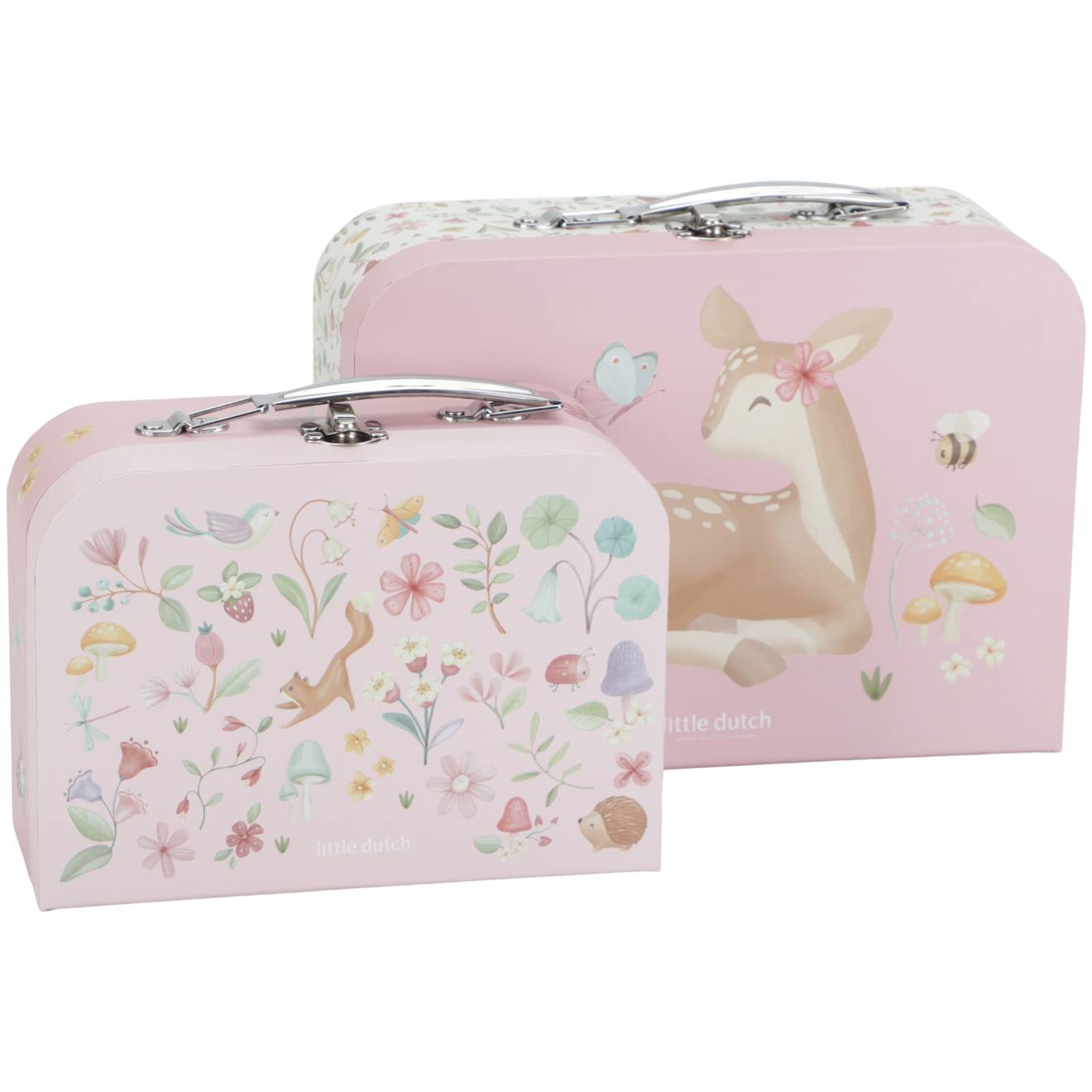 Set De 2 Valisettes Rose