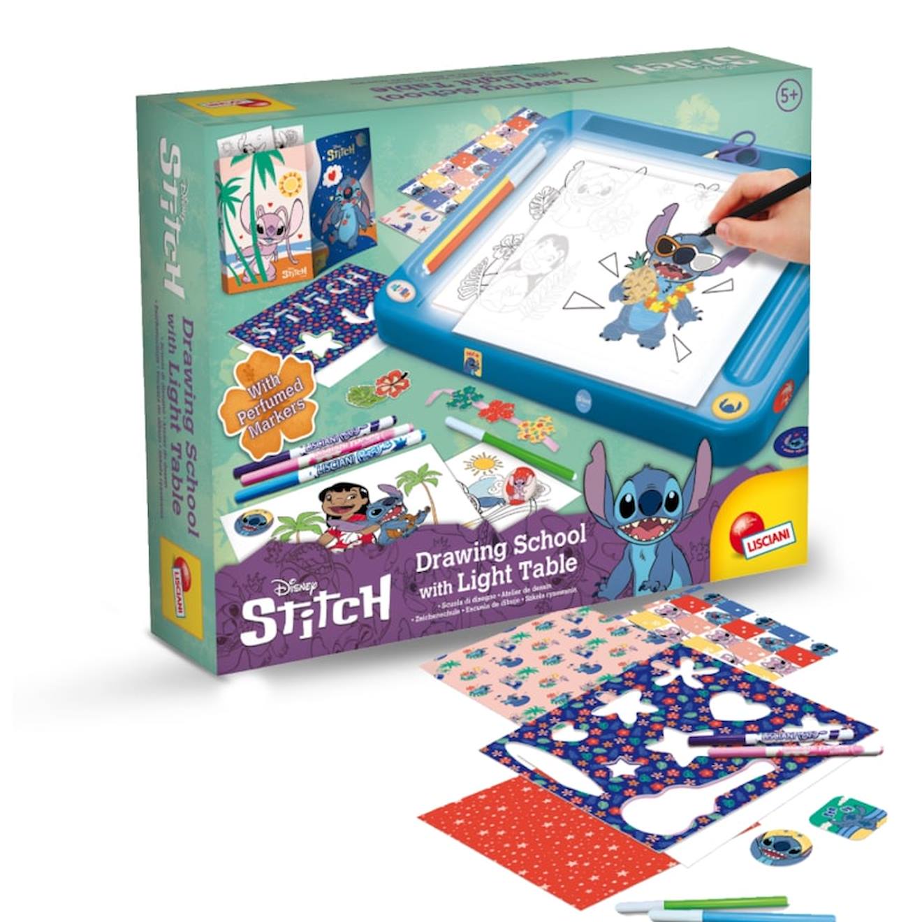 Stitch Ecole De Dessins Avec Table Lumineuse Multicolore