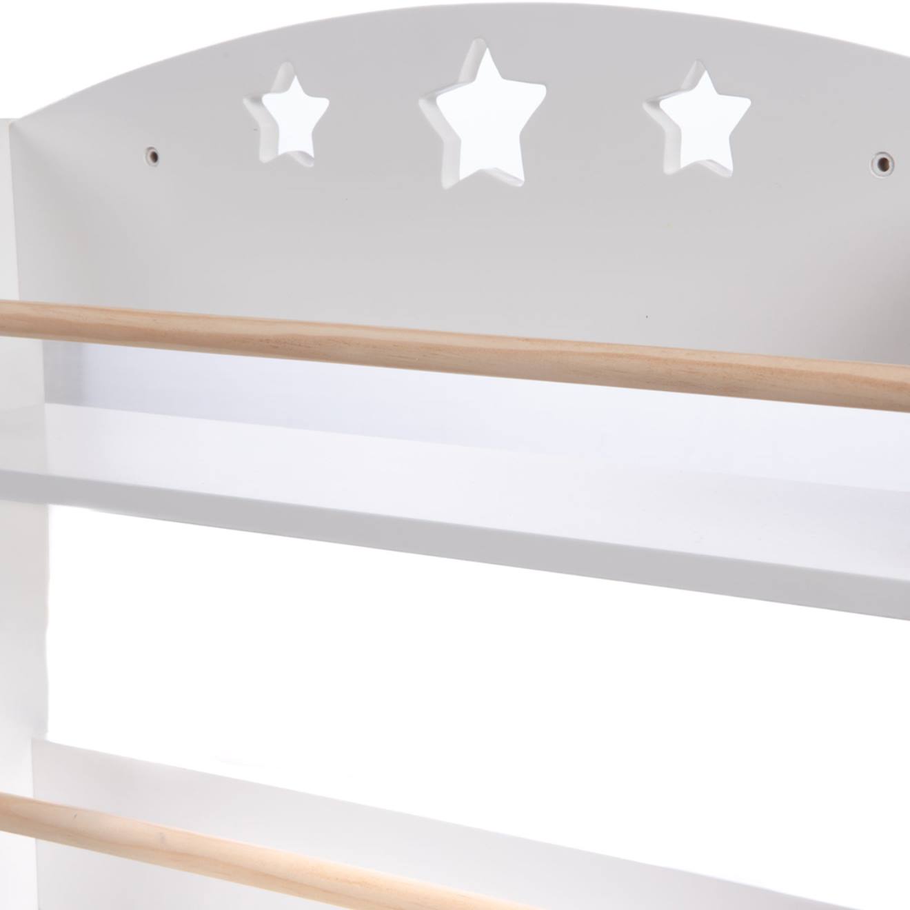 Etagère Murale Pour Livre Enfant Étoile Blanc (Amadeus Les Petits) - Image 1