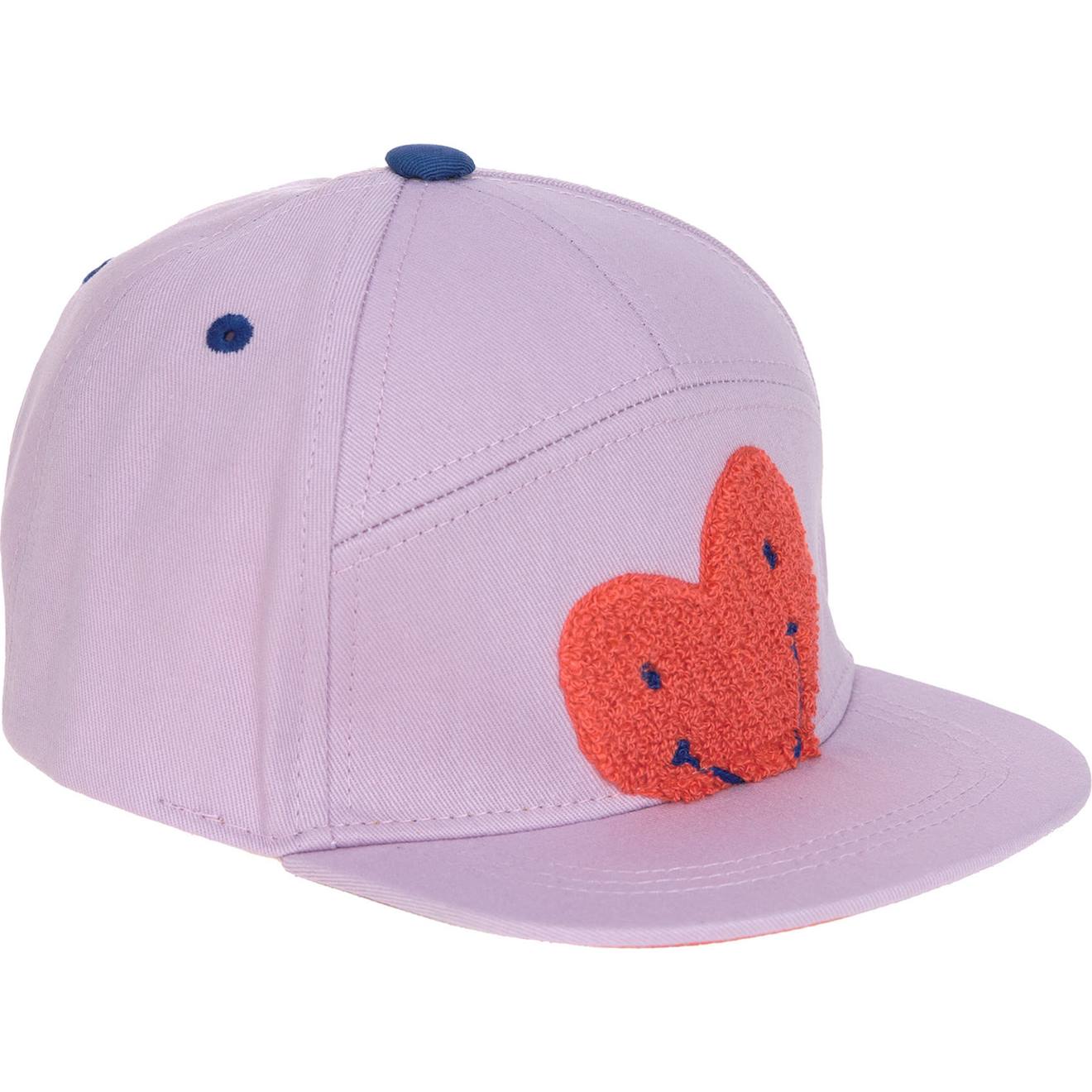 Casquette Visière Plate Lilas, Rouge