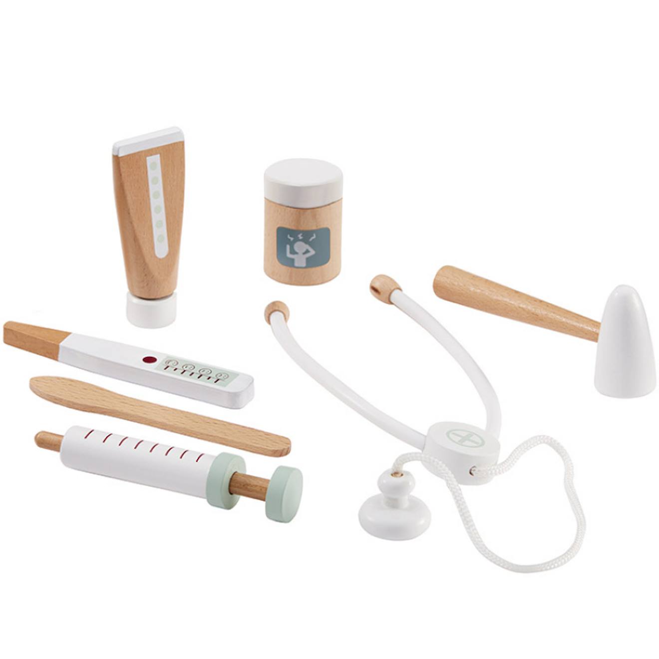 Mallette De Docteur Naturel Jaune, Blanc, Vert D'eau