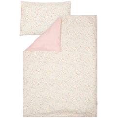 Housse de couette+oreiller lit bébé blossom (100 x 140 cm)  - vertbaudet enfant