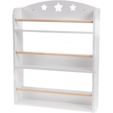 Amadeus Les Petits - Etagère Murale Pour Livre Enfant Étoile Blanc