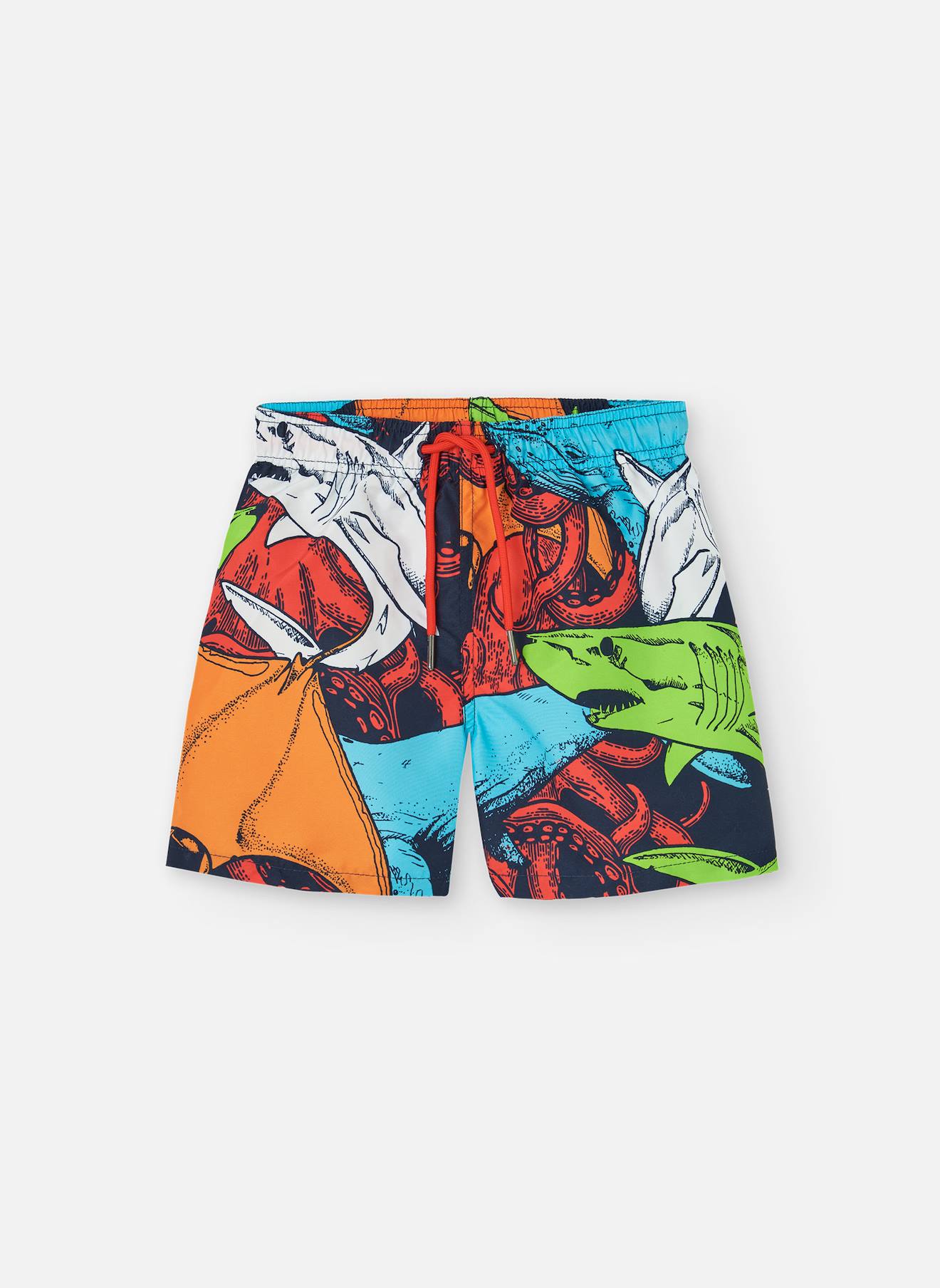 Maillot De Bain Imprimé Avec Cordon De Réglage Multicolore