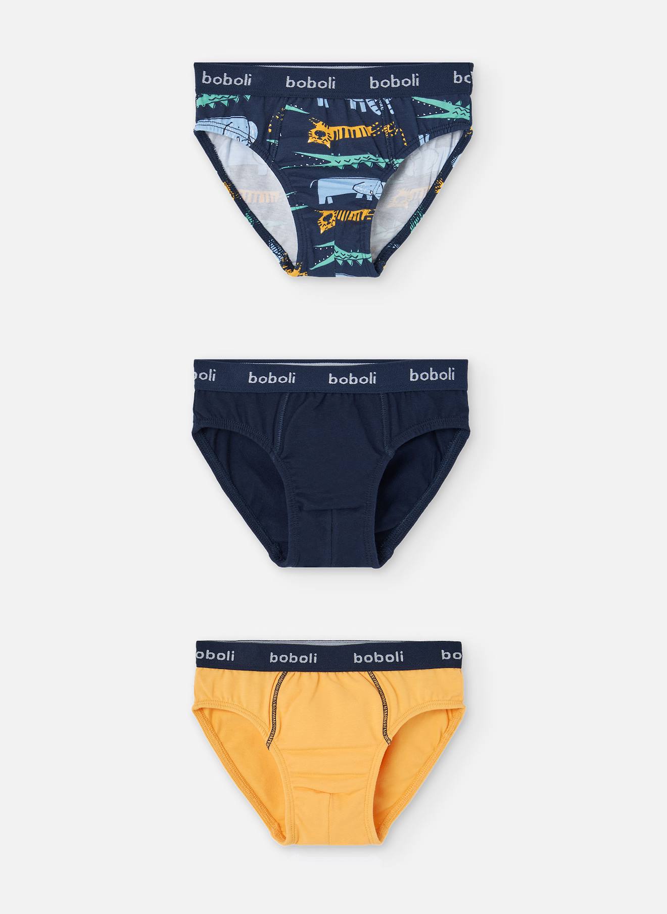 Pack De 3 Slips De Différentes Couleurs Avec Logo Sur La Taille Multicolore