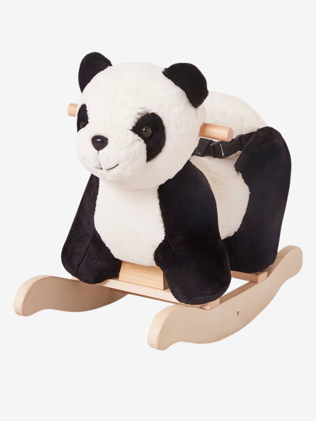 Panda à bascule bébé en bois FSC® blanc