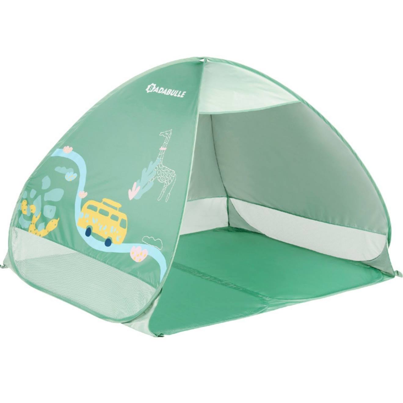 Tente Pop-up Anti-uv Vert, Jaune, Bleu
