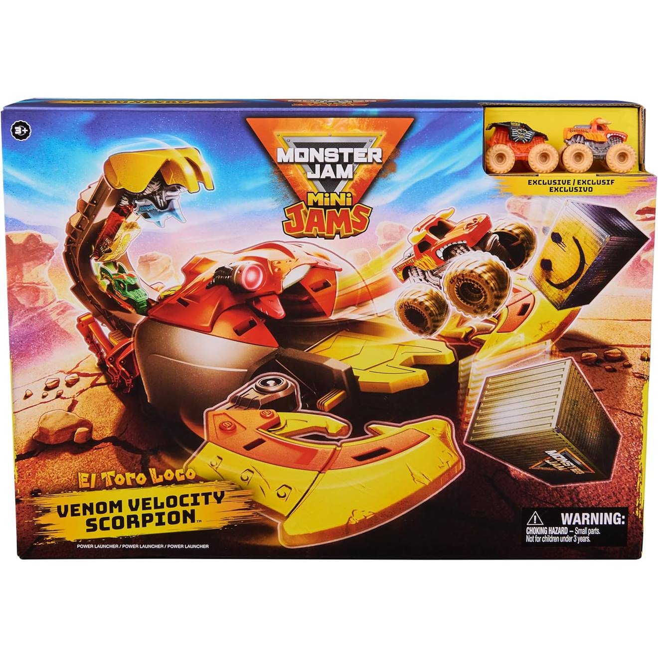 Monster Jam - Set De Jeux Mini Scorpion Multicolore
