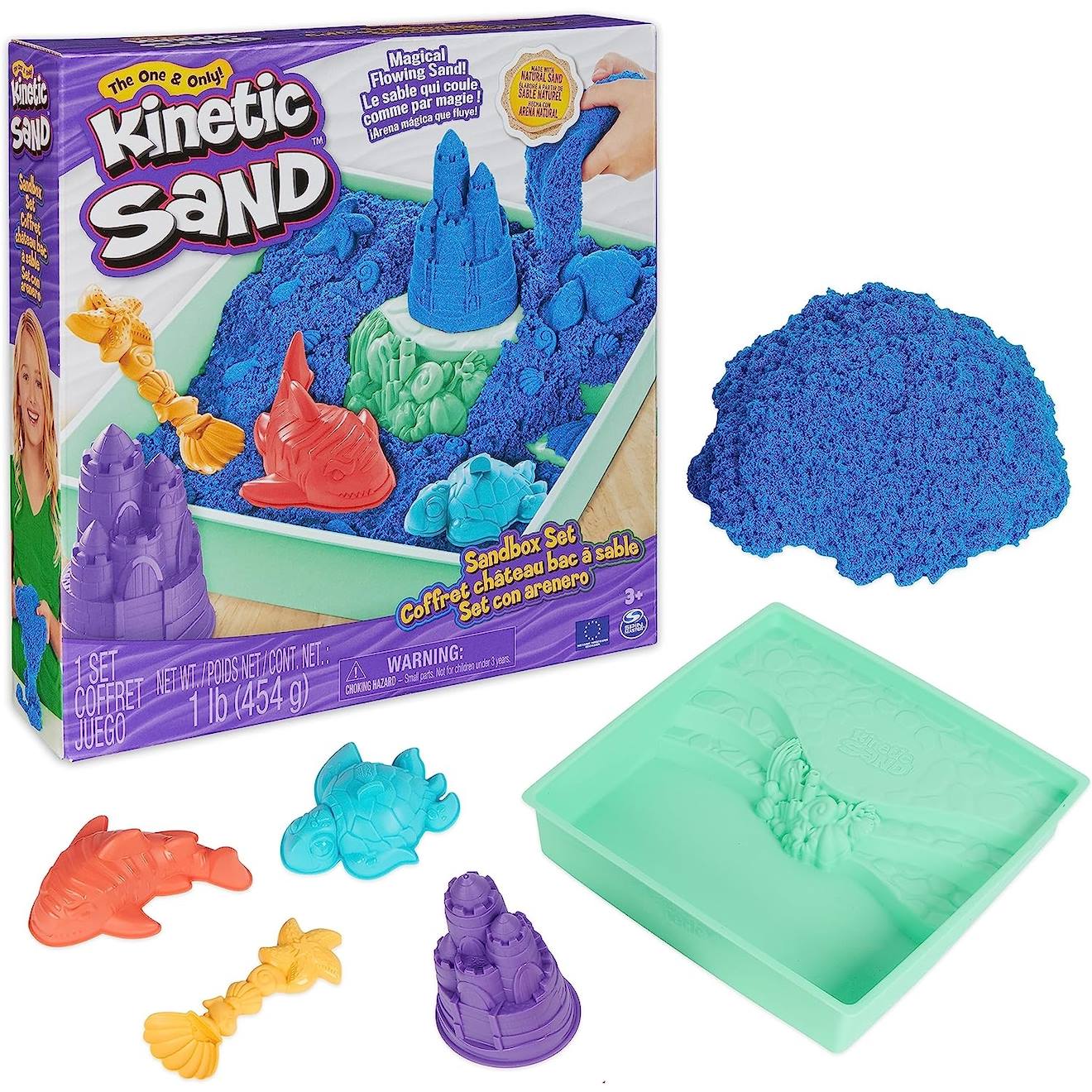 Coffret Sable Kinétique Bleu Bleu